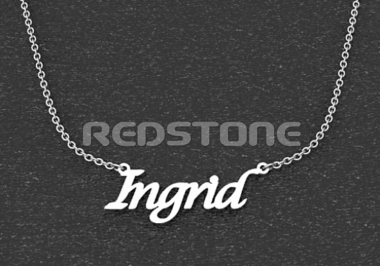 Retiazka s menom Ingrid - 2 mm